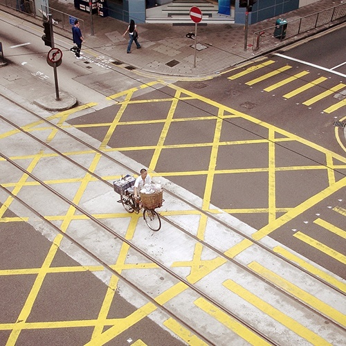 Vélo dans la rue