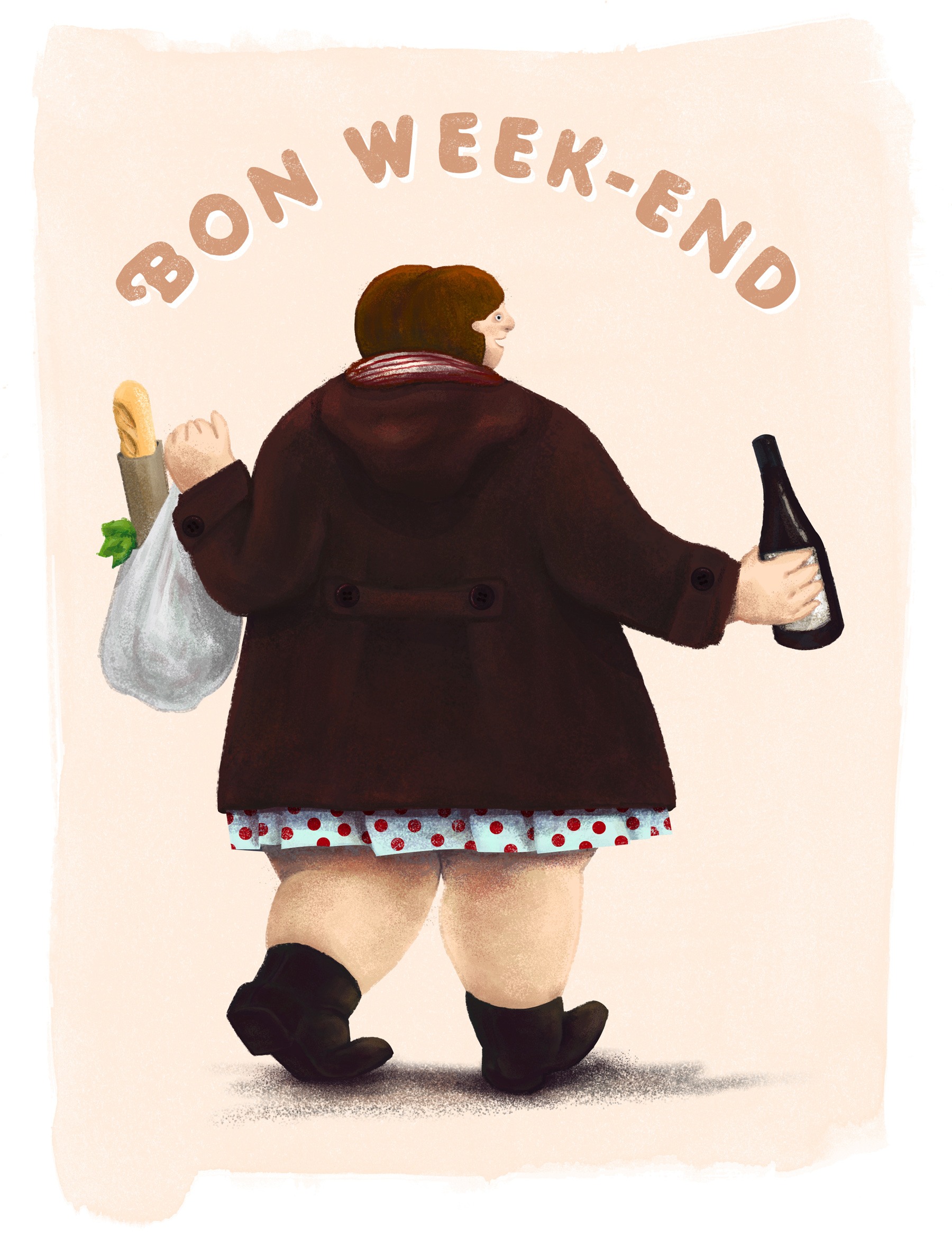 Bon week-end illustration