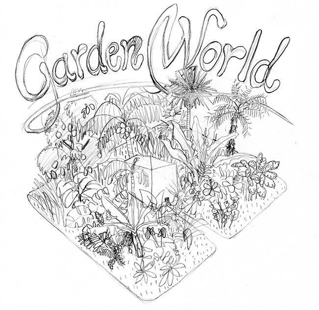 Garden World sketch