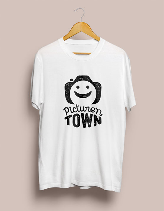 Logo Picture'n Town, t-shirt