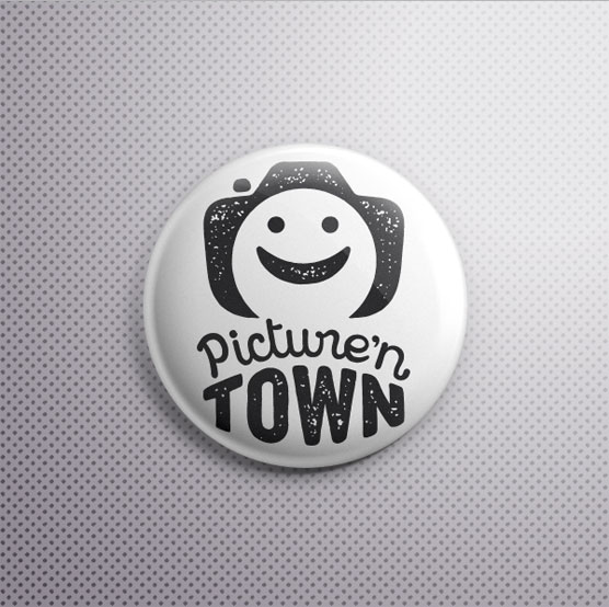 Logo Picture'n Town, pin