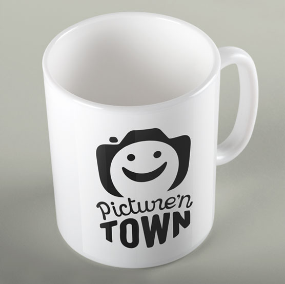 Logo Picture'n Town, mug